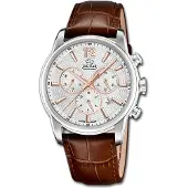 Jaguar Acamar Herren Uhr Chronograph Armbanduhr Leder braun Elegant Luxus D3UJ968/1