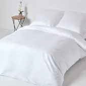 OEM Bettwäsche-Set 3-tlg. 240x220 cm, 100% ägyptische Baumwolle, weiß