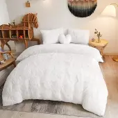 OEM Bettbezug-Set Shaggy Plüsch Kingsize 3-teilig Kunstfell