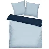 OEM Bettwäsche-Set 2-tlg. 80x80 + 200x220 cm, Baumwolle/Satin, Wendemotiv