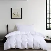 OEM Bettwäsche-Set 2-tlg. 155×220 cm, 100% Leinen, weiß