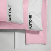 OEM Bettwäsche-Set Doppelbett 4-tlg. Baumwolle rosa 240x280 cm