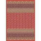 OEM Plaid aus 100% Baumwolle, Rot, 240x250 cm, Mako-Satin