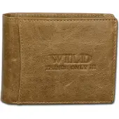 Wild Things Only Leder cognac braun Portemonnaie Herren Damen D3OPJ114C