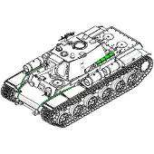 Dripio Plastik-Modellbausatz KV-1 1942, 1:35, mehrfarbig