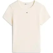 Tommy Hilfiger Tjw Slim Essential T-shirt Almost Yellow Größe: M | Hemden Outlet | Damen | Gelb