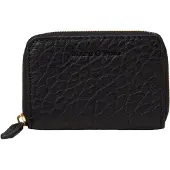 Marc O'Polo Leder Geldbörse Melissa Leather Zip Wallet Black schwarz