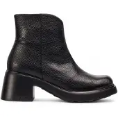 Wonders für Damen. E-7125 Lederstiefeletten Flytres 25 schwarz (40), 3 bis 5 cm, Reißverschluss, Lässig