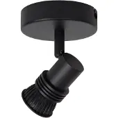 Lucide KIANTI - Deckenstrahler - Ø 10 cm - 1xGU10 - Schwarz
