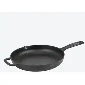 ComBekk Skillet, 26cm, Pfanne, Schwarz – Hochwertige Gusseisen-Konstruktion, gleichmäßige Wärmeverteilung, induktionsgeeignet.