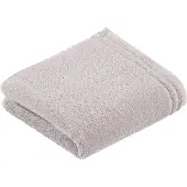 Vossen Badetuch "Calypso Feeling", light grau, B:50cm L:100cm, Walkfrottee, Obermaterial: 100% Baumwolle, Handtücher, Badetuch, mit schmaler Bordüre, aus 100% hochwerter Baumwolle, Vegan, einfarbig