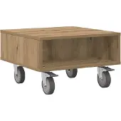 Merkloos Serviertisch mit Rollen aus Holz für den Innenbereich