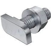 Obo Bettermann OBO 1148024 Hammerkopfschraube für Profilschiene CL2712 M6x25mm Stahl Zinklamelle CL27HB M6x25 ZL - 50 Stück