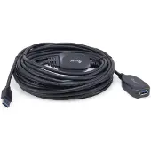 Equip 133347, 10 m, USB A, USB A, USB 3.2 Gen 1 (3.1 Gen 1), 5 Gbit/s, Schwarz