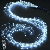 Dripio LED-Lichtgordijn 1m, 100 warmweiße LEDs, IP65, Timer, 8 Modi