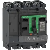 Schneider Electric Electric C10B4TM025 Kompaktleistungsschalter ComPacT NSX100B mit TM25D 4P4D 18-25A, 25kA/415V AC