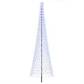 Syfax LED-Weihnachtsbaum 500 cm 550 LEDs Blau Eisen Schwarz