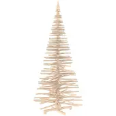 Syfax Holz Weihnachtsbaum KOTKA 240 cm Massives Kiefernholz Natürlich