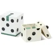 PADDYWAX Lucky Dice Misted Lime Duftkerze aus Keramik 283 g