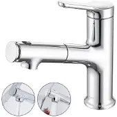 Sonstiges Waschtischarmatur Ausziehbar Chrom mit 3 Wasserstrahlarten