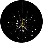 Dripio Lichterkette mit Sternen, 200 LEDs, warmweiß