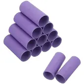 OEM Bastelkartonröhren, 12 Stück, 10x4 cm, hellviolett, Wellpappe
