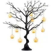 OEM Künstlicher Tannenbaum 75 cm Schwarz – Tischdeko für Feste