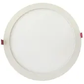 Dripio LED-Einbaustrahler, extra flach, 24 W, Aluminium, weiß, dimmbar