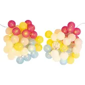 Dripio Lichter-Duo Sweet, 2x5m, 30 warmweiße LED-Kugeln, 3 Stufen, Timer