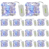 Dripio LED-Kettenlicht 2m 20 LEDs, Blau, 14 Stück, Batteriebetrieben