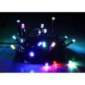 Dripio LED-Lichterkette 20 bunte Farbwechsel, 5m Kabel, Innen