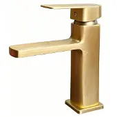 Sonstiges Wasserhahn Bad Antik Messing, Retro Waschtischarmatur, flacher Auslauf