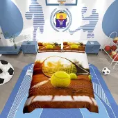 Merkloos 3D Tennisball Bettwäsche Set für Kinder