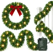 Dripio Lichterkette 6 m, 60 warmweiße LEDs, grün, flexibel, 8 Modi