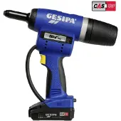 Gesipa Akku-Blindniet-Setzgerät iBird Pro mit 2 Li-Ion Akkus 18V - 2,0 Ah / Ladegerät in L-Boxx