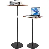 Dripio Höhenverstellbarer Stehtisch, mobil, 46-120 cm, schwarz