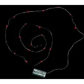 Dripio 6er-Set Kupferdraht-Lichterketten, rot, 20 LEDs, 190 cm