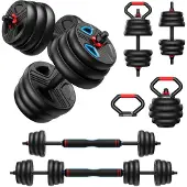 Merkloos 5-in-1 Verstellbares Kurzhantelset für Krafttraining