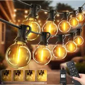 OEM 2er Set 10 m LED-Lichterkette Außen, dimmbar, Timer, Fernbedienung