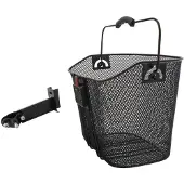Merkloos Unisex Fahrradtasche für vorne am Fahrrad, Schwarz