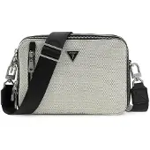 Merkloos Moderne Schultertasche mit Doppelreißverschluss