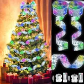 Dripio LED-Lichterkette 2x6m, 120 LEDs, Schneeflocken, Timer, Fernbedienung