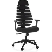 Dripio Bürostuhl ERGO LINE ECO, Stoff, höhenverstellbar, ergonomisch, schwarz