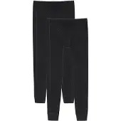 Schiesser Lange Unterhose "Lange Unterhose Hose lang "95/5" 2P 2er Pack", Herren, Gr. XXL, 2 Stk., schwarz, Unterhosen Lange Unterhose