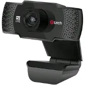 C-TECH Webcam CAM-11FHD/ Full-HD 1080p/ MJPEG/YUY2/ Mikrofon/ Halter/ Stecker und Spielen/...