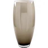 Gilde Tischvase "Vase Africa", braun, grau, B:18cm H:40cm T:18cm, Glas, Vasen, Tischvase