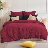 Trankielo - Flanell-Deckenbezug-Set, 200x200 cm - Warm, flauschig und pflegeleicht - Inklusive Kissenbezügen