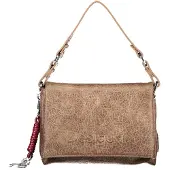 Desigual Braune Damen Halbmond-Tasche mit vielseitigen Tragemöglichkeiten