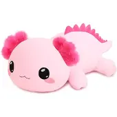 Merkloos Weicher Axolotl-Plüschtier – geeignet für Kinder – 25 cm