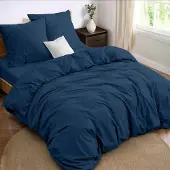 Trankielo – Bettwäsche-Set 240x260 cm + Spannbettlaken 160x200 cm – Mikrofaser – - – 4-teilig